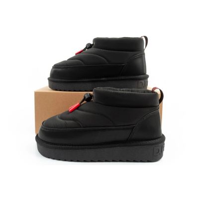 19. D.Franklin women's snow boots winter fashionable insulated ankle boots black