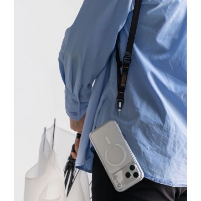 7. Ringke Lanyard Strap Crossbody Phone Lanyard - Black