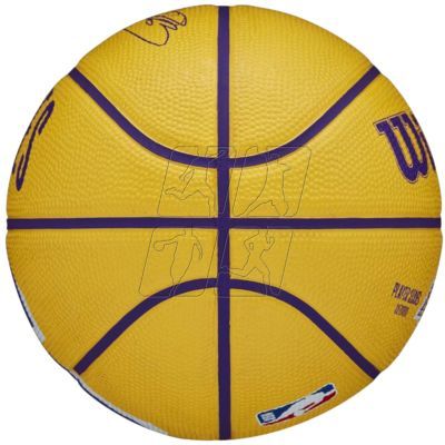 4. Basketball ball Wilson NBA Player Icon LeBron James Mini Ball WZ4007201XB