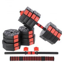 Composite dumbbell HMS SGC40 40kg + barbell
