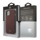 8. Mercedes Leather Stars Pattern Case for iPhone 13 mini - Red