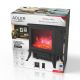 29. Electric fireplace | 2 heating levels: 1000W / 1800W | 3D flame effect | Adler Adler thermostat