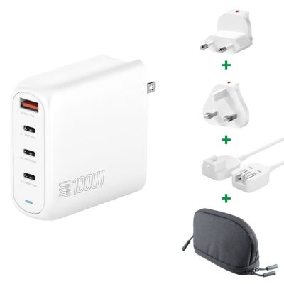 7. 4smarts Ladegert GaN Flex Pro 100W 3 USB-C + 1 USB-A. Travel