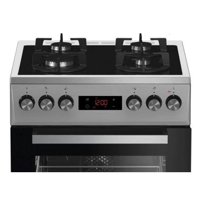 BEKO FSMT55330DXDS gas-electric cooker | 3D baking | rotisserie | steam cleaning