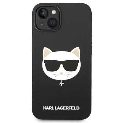 3. Karl Lagerfeld KLHMP14MSLCHBK iPhone 14 Plus 6.7 "hardcase black / black Silicone Choupette Head Magsafe