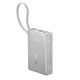 Baseus PicoGo 10000mAh 45W Powerbank with Digital Display and Built-in USB-C Cable - Titanium