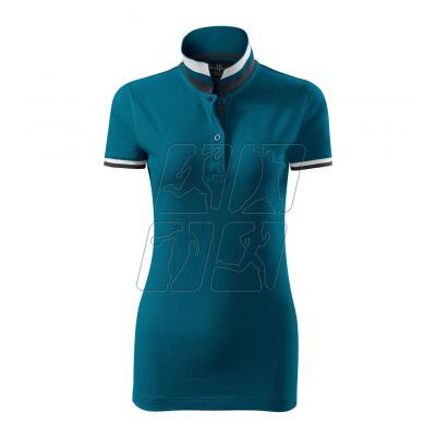 3. Malfini Collar Up polo shirt W MLI-25793 petrol blue