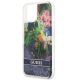 6. Guess GUHCP13SLFLSB iPhone 13 mini 5.4" blue/blue hardcase Flower Liquid Glitter