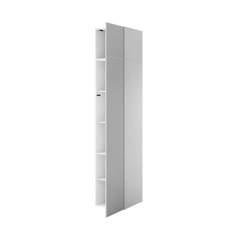 4. PAFOS 1D wardrobe with top unit 45x55.5x45 white matt