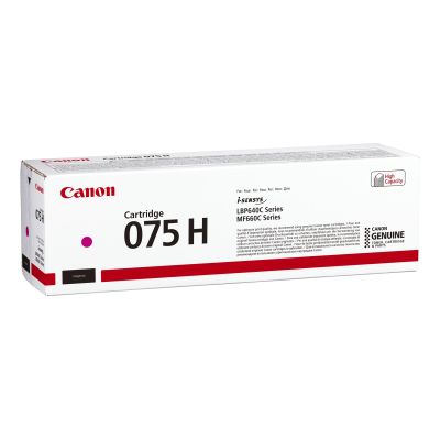 9. Canon 075 H Toner Cartridge 1pc Original Magenta