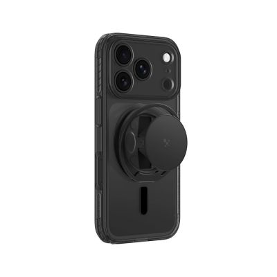 4. AmazingThing Titan Pro Pop Lens Case for iPhone 18 Pro with Camera Cover, Holder and Stand, MagSafe Compatible - Black