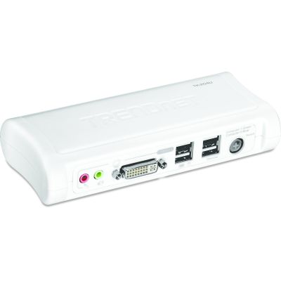 2. TRENDnet 2-Port DVI/USB/Audio KVM Switch with Cables