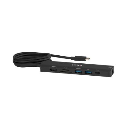 4. CLUB3D CSV-2555 Wired Docking Station, Black