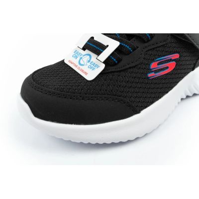 6. Skechers Bounder children's sports shoes with Velcro, lightweight, fashionable black