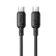 Baseus Silky Series 100W USB-C - USB-C 1m Cable - Black