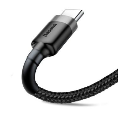 4. BASEUS CAFULE CATKLF-UG1 USB-C CABLE 2A 3M BLACK