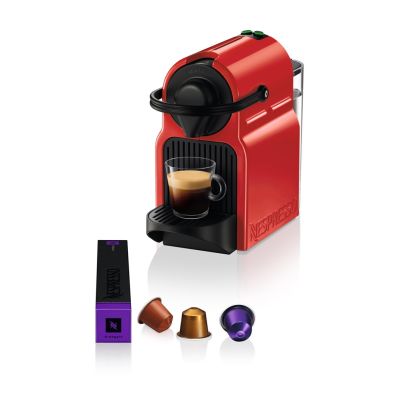 Krups Nespresso Inissia XN1005 capsule coffee machine (1260W; red)