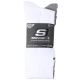 Skechers 3pk Unisex Non Terry Crew S601102-107 White 43-46