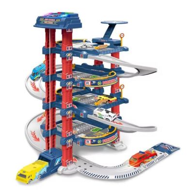 2. Extralink KIDS Car Park Garage with Electric Lift, Toy Cars for Children