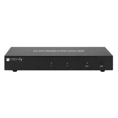 8. TECHLY KVM SWITCH DISPLAYPORT/USB 2X1 DUAL HE