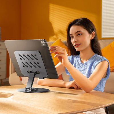 6. Wozinsky WRS-DSY84SS 360° Rotating Aluminum Tablet Stand - Gray