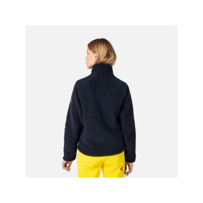 7. Rossignol W On Air Fleece Jkt Blue Sweatshirt