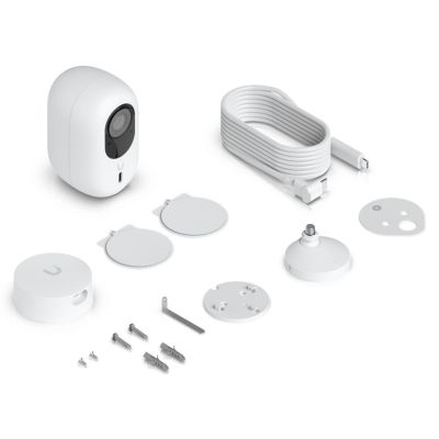7. Ubiquti UniFi G6 Instant White camera (UVC-G6-INS-W) 8MP 3840 x 2160 (16:9) IPX5 IK04 7W
