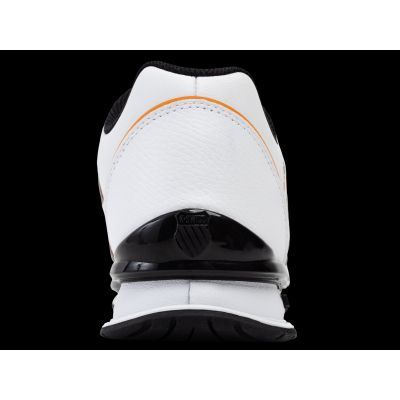 4. K-swiss RINZLER WHITE/ORANGE POPPY/BLACK-M sneakers (01235-185-M)