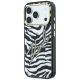 2. Karl Lagerfeld IML Signature Zebra Glitter MagSafe Case for iPhone 17 Pro Max / 18 Pro Max - Gold