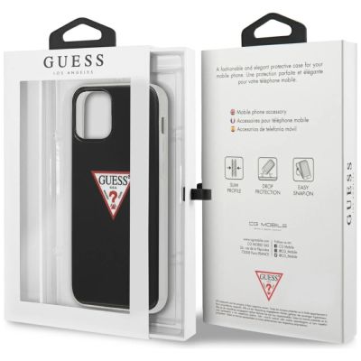 8. Guess GUHCP12MPCUCTLBK iPhone 12/12 Pro 6.1" black/black hardcase Triangle Collection