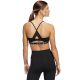 11. adidas Aeroreact Training Light-Support 3-Stripes Bra W HC7862