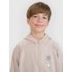 2. Boys' zip-up sweatshirt with hood 4F 4FJRSS25TSWSM2103-83S