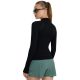 3. Women's longsleeve t-shirt 4F F419 deep black 4FWAW25TFLOF419 20S