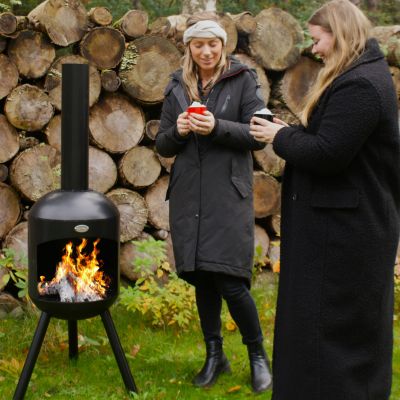 6. Bonfeu Bonselo garden fireplace black 3901