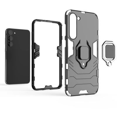 11. Ring Armor case for Samsung Galaxy S23+ armored cover magnetic holder ring black