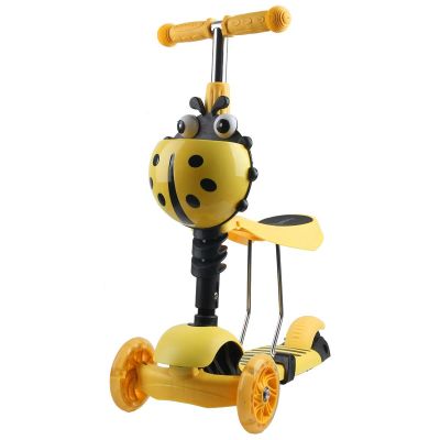11. BALANCE SCOOTER 3IN1 ENERO BIEDRONKA YELLOW