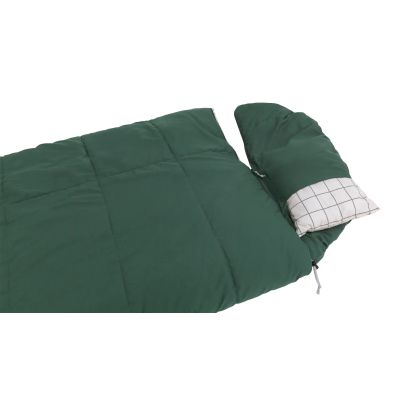 5. Outwell Camper Prime Synthetic Sleeping Bag 200cm Green (Zipper: Left)