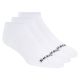 Skechers 3pk Unisex Non Terry No Show S114041-100 White 39-42