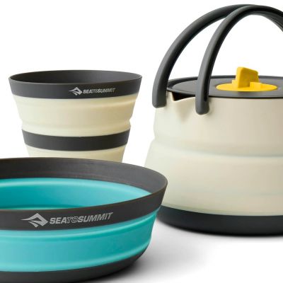 3. Ultralight Folding Set with Kettle SEA TO SUMMIT Frontier UL for 1 Person/3-Piece