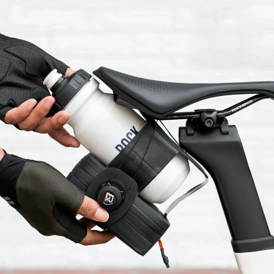 5. Rockbros AS-150 Waterproof Multifunctional Saddle Bag with Bottle Holder - Black