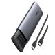 Ugreen M.2 SSD Drive Enclosure USB 3.2 Gen 2 (SuperSpeed USB 10 Gbps) + USB Type-C Cable 0.5m Gray (CM400 10902)