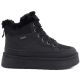 6. Women's black Big Star platform snow boots UU274167