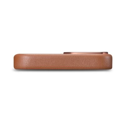 6. iCarer Case Leather Case Cover for iPhone 14 Plus Brown (MagSafe Compatible)
