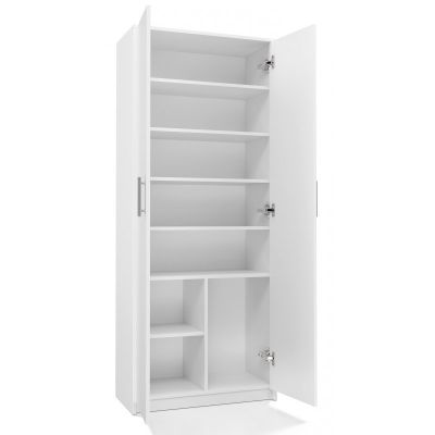 2. OLIV 2D filing cabinet 74x35xH180 white