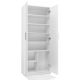 2. OLIV 2D filing cabinet 74x35xH180 white
