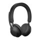 2. Jabra Evolve2 65 UC Stereo USB-C Link380c Wireless Over-Ear Headphones + Stand