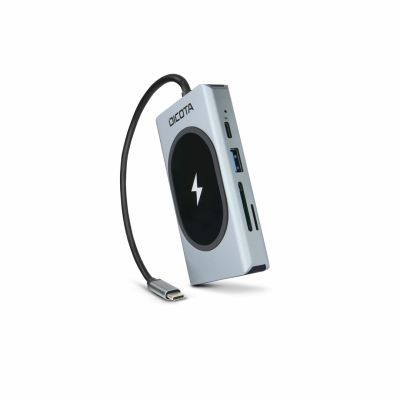 3. DICOTA D32059 USB Type-C Hubs and Concentrators, Black, Silver