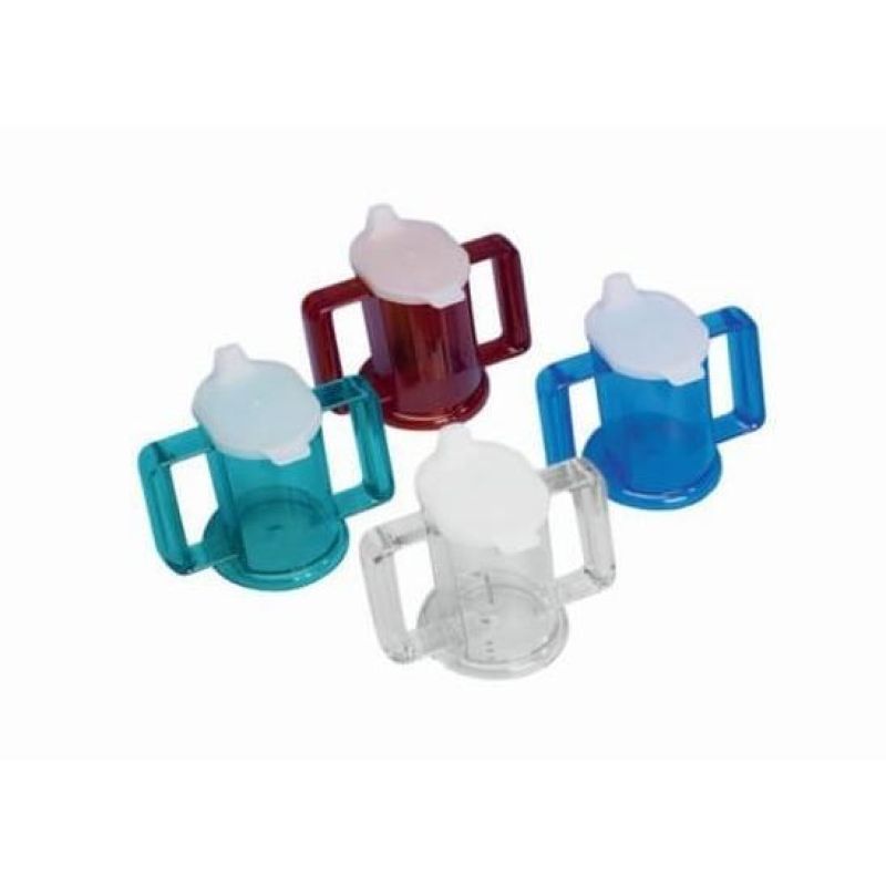 2. Transparent mug for the disabled
