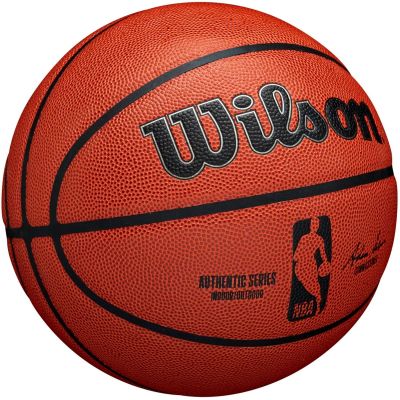 12. WILSON NBA AUTHENTIC SERIES INDOOR/OUTDOOR BASKETBALL SIZE 7