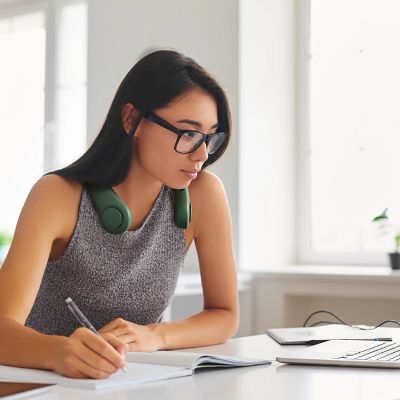 14. Jisulife Neck Fan Life3 Portable USB Neck Fan - Green